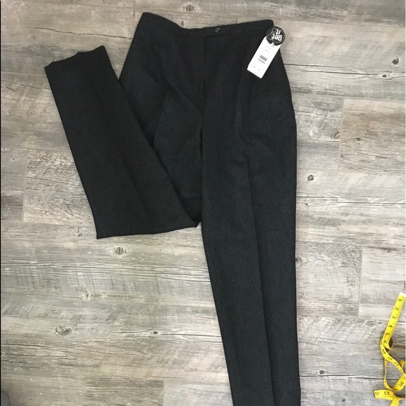 Harve Benard Pants - High waist Wool blend slacks